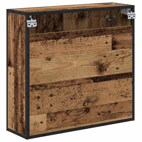 vidaXL Bathroom Mirror Cabinet with Shelf Old wood 65 x 20 x 60 cm