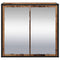 vidaXL Bathroom Mirror Cabinet with Shelf Old wood 65 x 20 x 60 cm