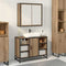vidaXL Bathroom Mirror Cabinet with Shelf Artisan oak 65 x 20 x 60 cm