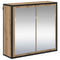 vidaXL Bathroom Mirror Cabinet with Shelf Artisan oak 65 x 20 x 60 cm