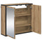 vidaXL Bathroom Mirror Cabinet with Shelf Artisan oak 65 x 20 x 60 cm