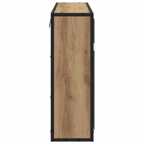 vidaXL Bathroom Mirror Cabinet with Shelf Artisan oak 65 x 20 x 60 cm