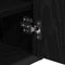 vidaXL Bathroom Mirror Cabinet with Shelf Black oak 65 x 20 x 60 cm
