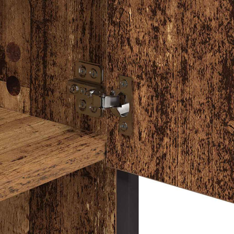 vidaXL Bathroom Mirror Cabinet with Shelf Old wood 65 x 20 x 60 cm