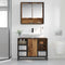 vidaXL Bathroom Mirror Cabinet with Shelf Old wood 65 x 20 x 60 cm