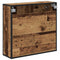vidaXL Bathroom Mirror Cabinet with Shelf Old wood 65 x 20 x 60 cm