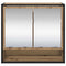 vidaXL Bathroom Mirror Cabinet with Shelf Artisan oak 65 x 20 x 60 cm