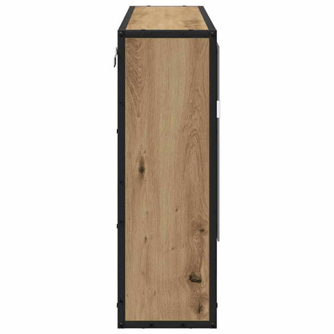 vidaXL Bathroom Mirror Cabinet with Shelf Artisan oak 65 x 20 x 60 cm
