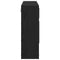 vidaXL Bathroom Mirror Cabinet with Shelf Black oak 65 x 20 x 60 cm