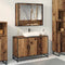 vidaXL Bathroom Sink Cabinet Old wood 90 x 33 x 60 cm Engineered wood