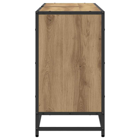 vidaXL Bathroom Sink Cabinet with Shelf Artisan oak 90 x 33 x 60 cm