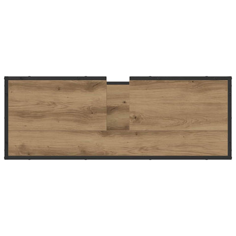vidaXL Bathroom Sink Cabinet with Shelf Artisan oak 90 x 33 x 60 cm