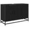 vidaXL Bathroom Sink Cabinet Black oak 90 x 33 x 60 cm Engineered wood