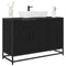 vidaXL Bathroom Sink Cabinet Black oak 90 x 33 x 60 cm Engineered wood