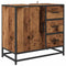 vidaXL Bathroom Sink Cabinet with Drawer Old wood 65 x 33 x 60 cm