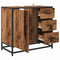 vidaXL Bathroom Sink Cabinet with Drawer Old wood 65 x 33 x 60 cm
