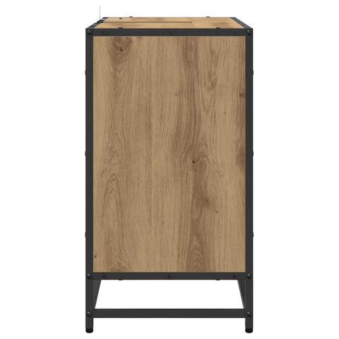 vidaXL Bathroom Sink Cabinet with Drawer Artisan oak 65 x 33 x 60 cm