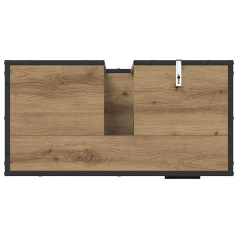 vidaXL Bathroom Sink Cabinet with Drawer Artisan oak 65 x 33 x 60 cm
