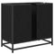 vidaXL Bathroom Sink Cabinet with Drawer Black oak 65 x 33 x 60 cm