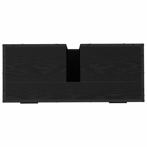 vidaXL Bathroom Sink Cabinet Black oak 80 x 33 x 60 cm Engineered wood