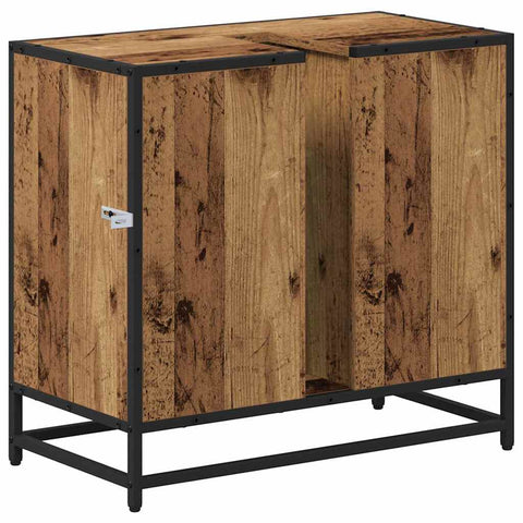 vidaXL Bathroom Sink Cabinet Old wood 65 x 33 x 60 cm Engineered wood