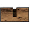 vidaXL Bathroom Sink Cabinet Old wood 65 x 33 x 60 cm Engineered wood
