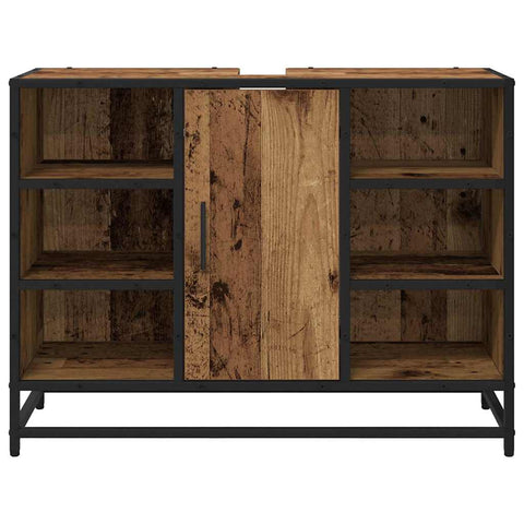 vidaXL Bathroom Sink Cabinet Old wood 80 x 33 x 60 cm Engineered wood
