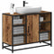 vidaXL Bathroom Sink Cabinet Old wood 80 x 33 x 60 cm Engineered wood