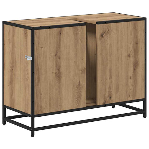 vidaXL Bathroom Sink Cabinet with Shelf Artisan oak 80 x 33 x 60 cm