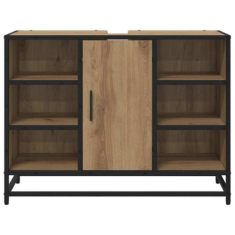 vidaXL Bathroom Sink Cabinet with Shelf Artisan oak 80 x 33 x 60 cm