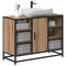 vidaXL Bathroom Sink Cabinet with Shelf Artisan oak 80 x 33 x 60 cm