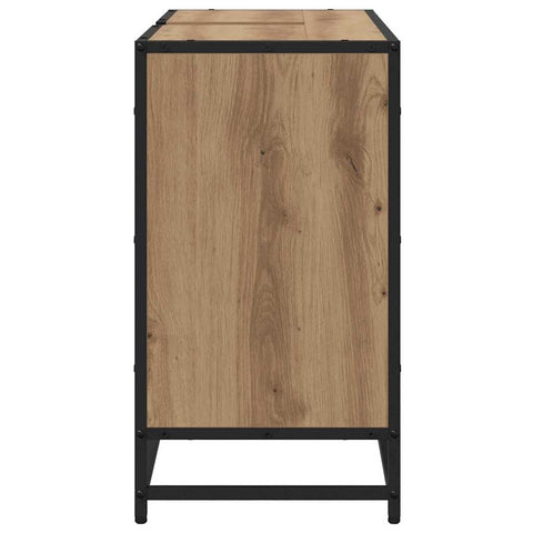 vidaXL Bathroom Sink Cabinet with Shelf Artisan oak 80 x 33 x 60 cm