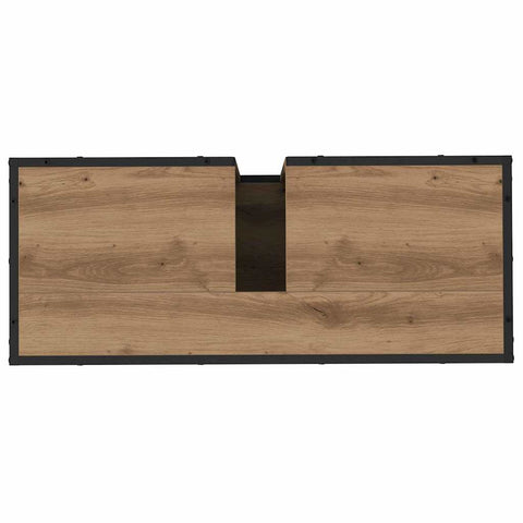 vidaXL Bathroom Sink Cabinet with Shelf Artisan oak 80 x 33 x 60 cm