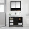 vidaXL Bathroom Sink Cabinet Black oak 80 x 33 x 60 cm Engineered wood