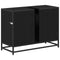 vidaXL Bathroom Sink Cabinet Black oak 80 x 33 x 60 cm Engineered wood