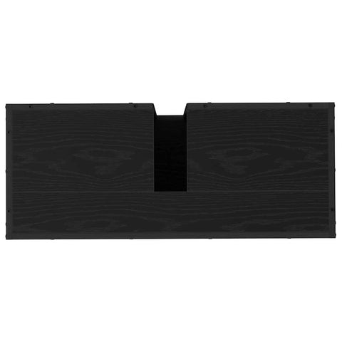 vidaXL Bathroom Sink Cabinet Black oak 80 x 33 x 60 cm Engineered wood