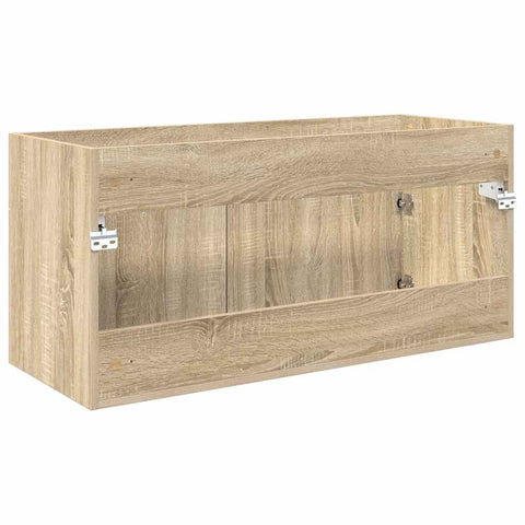 vidaXL Sink cabinet Sonoma Oak 38.5 x 100 x 46 cm Engineered Wood