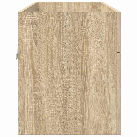vidaXL Sink cabinet Sonoma Oak 38.5 x 100 x 46 cm Engineered Wood