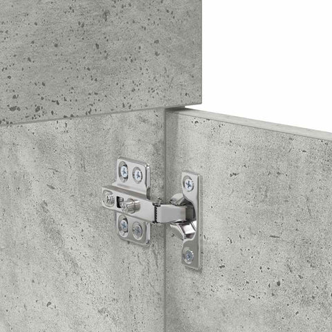 vidaXL Sink cabinet Concrete Grey 38.5 x 100 x 46 cm Engineered Wood