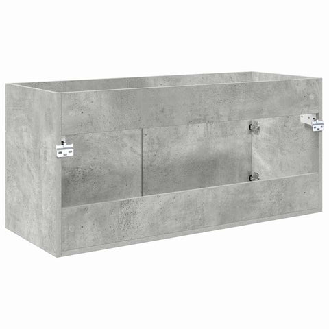 vidaXL Sink cabinet Concrete Grey 38.5 x 100 x 46 cm Engineered Wood