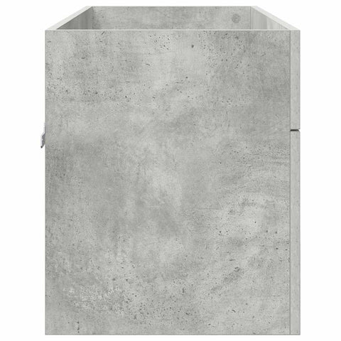 vidaXL Sink cabinet Concrete Grey 38.5 x 100 x 46 cm Engineered Wood