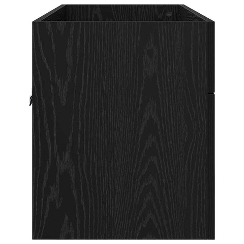 vidaXL Sink cabinet Black Oak 38.5 x 100 x 46 cm Engineered Wood