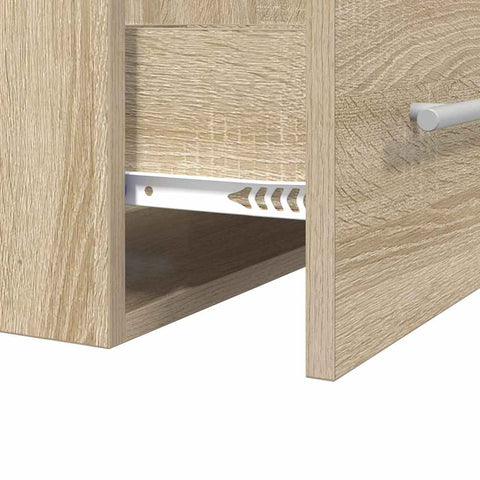 vidaXL Sink cabinet Sonoma Oak 38.5 x 41 x 48 cm Engineered Wood