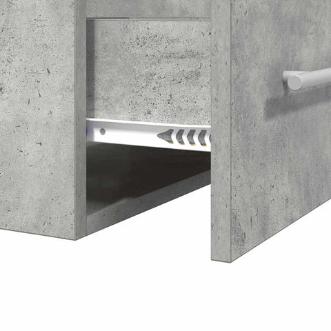 vidaXL Sink cabinet Concrete Grey 38.5 x 41 x 48 cm Engineered Wood