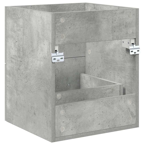 vidaXL Sink cabinet Concrete Grey 38.5 x 41 x 48 cm Engineered Wood