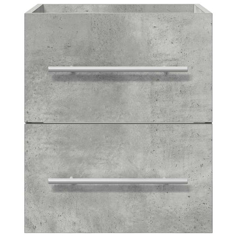 vidaXL Sink cabinet Concrete Grey 38.5 x 41 x 48 cm Engineered Wood