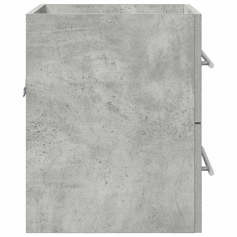 vidaXL Sink cabinet Concrete Grey 38.5 x 41 x 48 cm Engineered Wood
