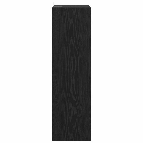 vidaXL Book Cabinet Black oak 40 x 30 x 103 cm Engineered wood