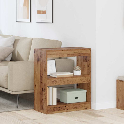 vidaXL Book Cabinet Old wood 60 x 30 x 72 cm Engineered wood