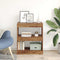 vidaXL Book Cabinet Old wood 60 x 30 x 72 cm Engineered wood